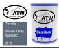 Preview: Toyota, Bluish Gray Metallic, 8H5: 500ml Lackdose, von ATW Autoteile West.